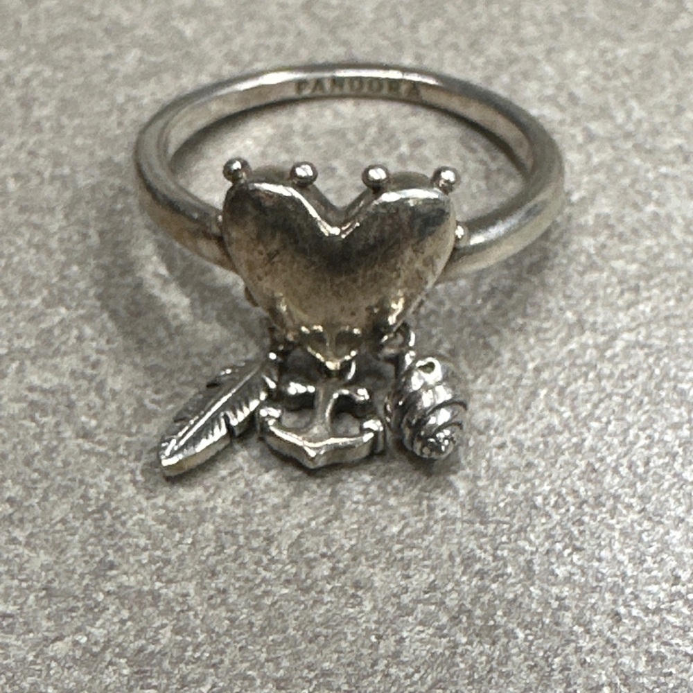 Pandora Silver Skull Ring Edgy Design